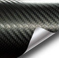 Dry Deep Black 3D Carbon Fiber Vinyl Wrap Roll 9ft x 5ft - DIY Grade