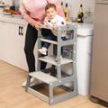 Mother's Helper Adjustable Kitchen Step Stool for Children - Counter