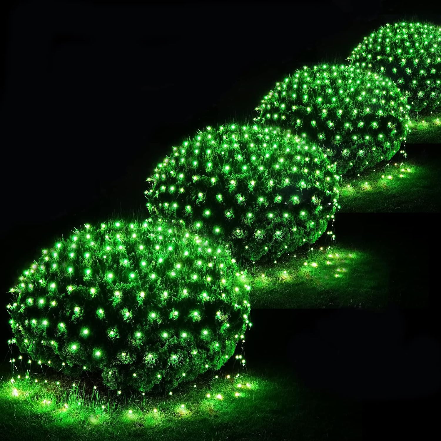 Christmas Net Lights Outdoor, 360 LED for Garden Decor