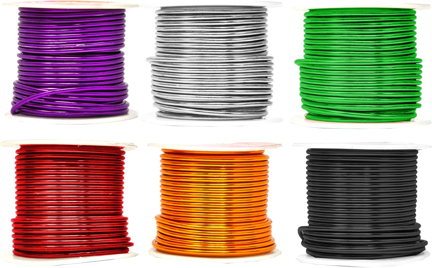 Mandala Crafts 12 Gauge Anodized Aluminum Craft Wire for Jewelry