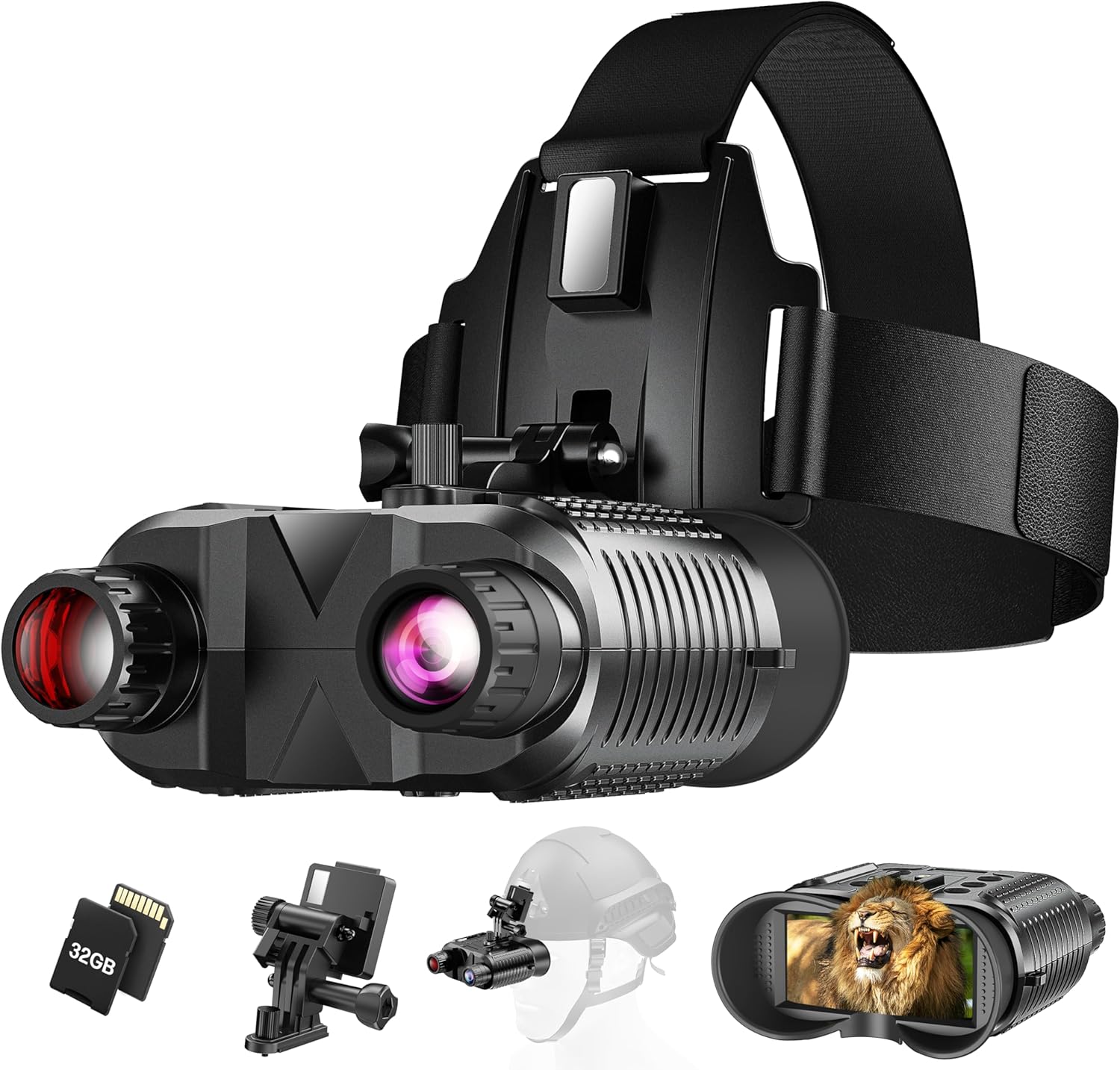 Night Vision Goggles Head Mounted for Tactical Use and Hunting