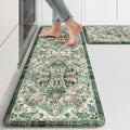 KIMODE Kitchen Mats Cushioned Anti Fatigue Runner and Rug Set
