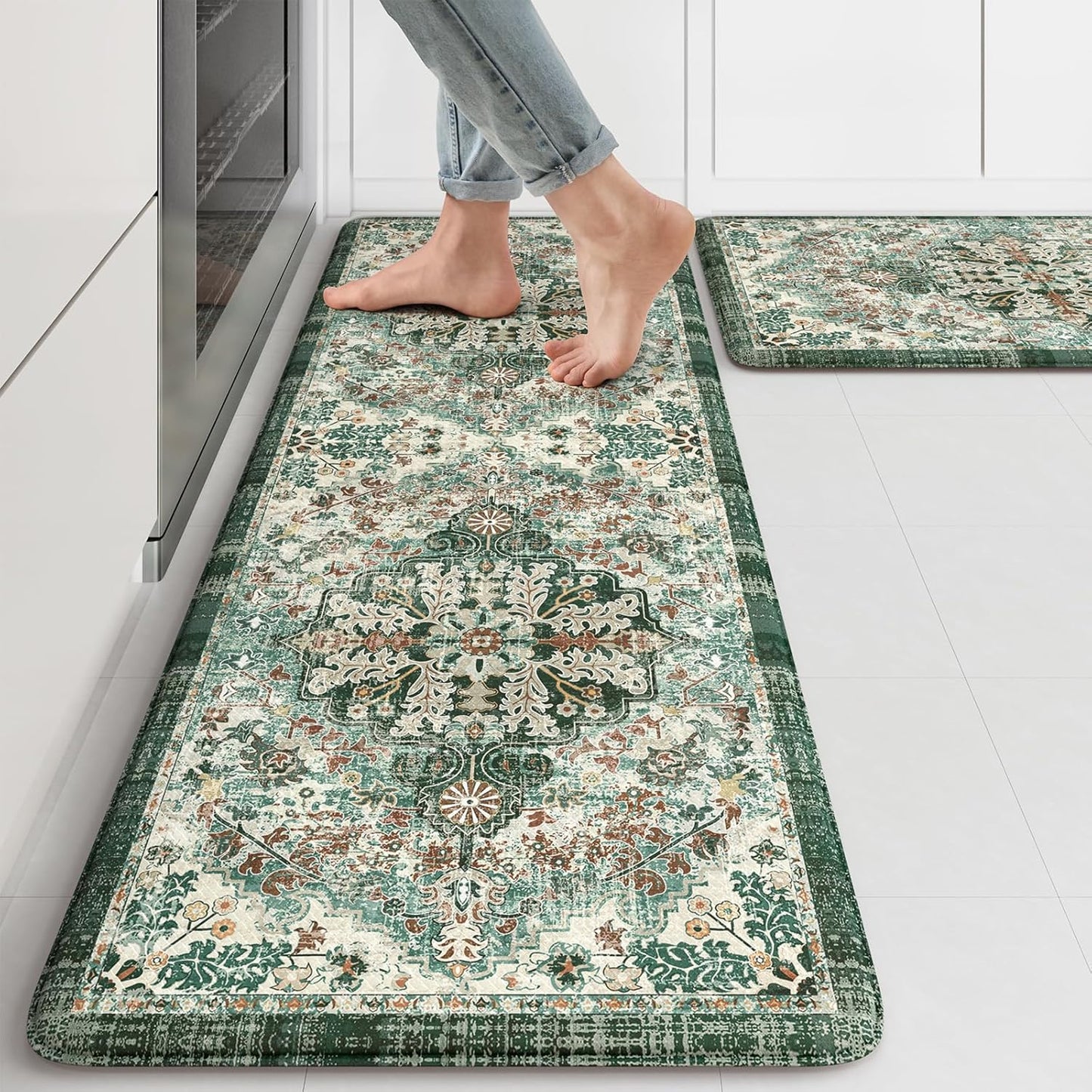 KIMODE Kitchen Mats Cushioned Anti Fatigue for Comfort and Style