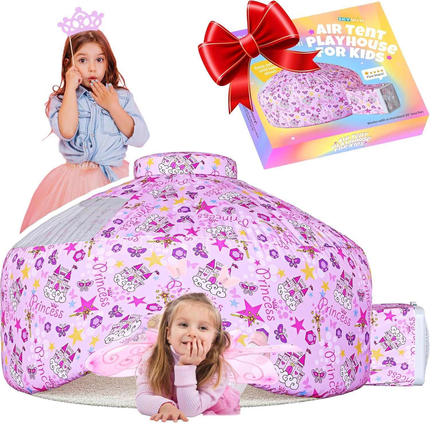 Skywin Inflatable Air Tent for Kids - Perfect for Imaginative Play
