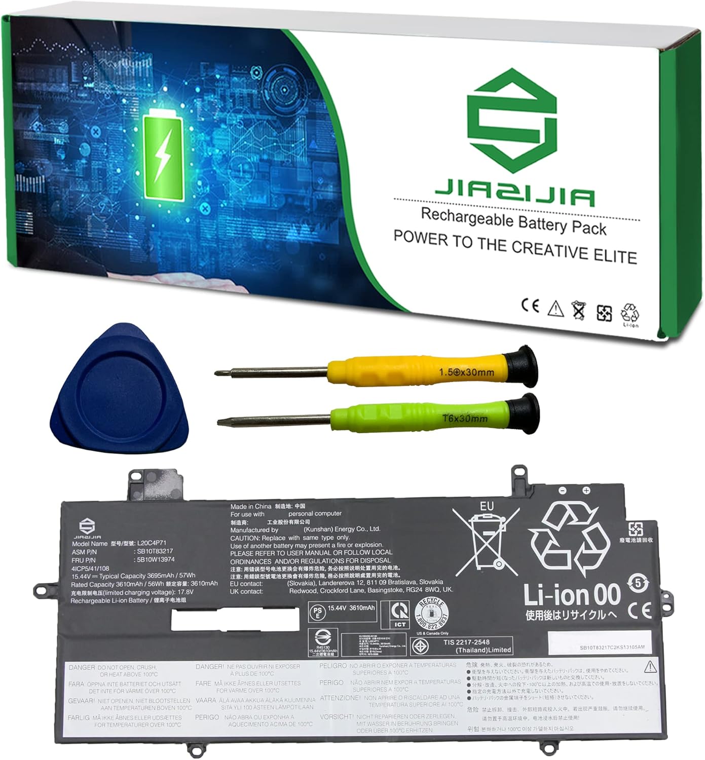 L20C4P71 Laptop Battery Replacement for Lenovo ThinkPad Series