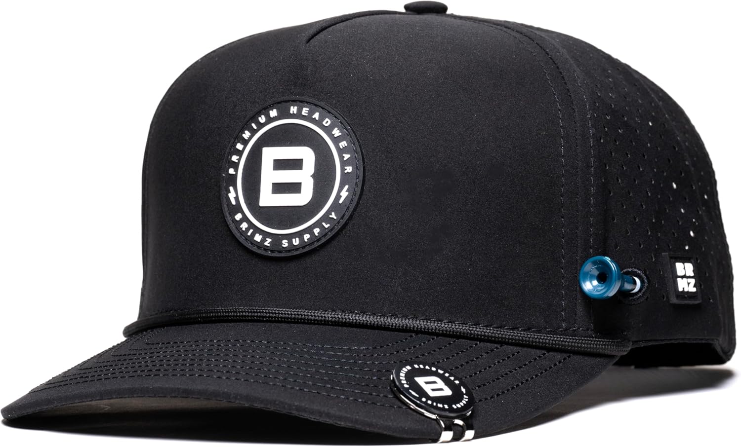 BRIMZ Golf Performance Hat with Tee Holder & Magnetic Marker