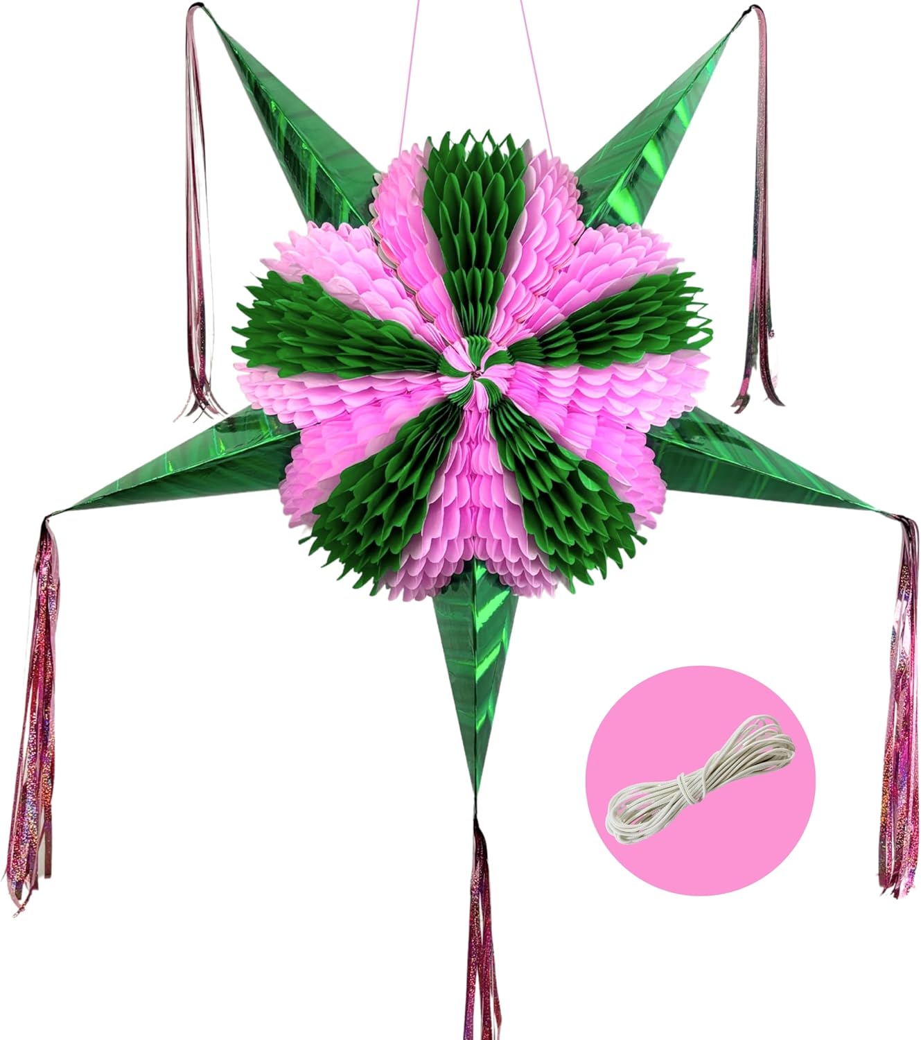 Pink and Green Wicked Pinata by TexMex Fun Stuff for Parties
