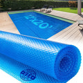 Rectangle Solar Cover 12 ft x 20 ft - Heavy Duty 12 mil Pool Blanket