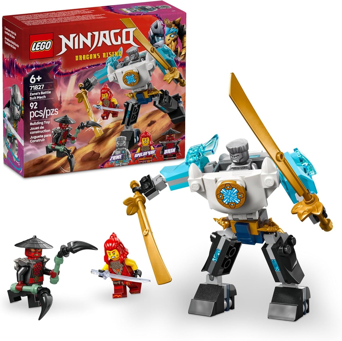 NINJAGO Zane's Mech - Action-Packed LEGO Toy!
