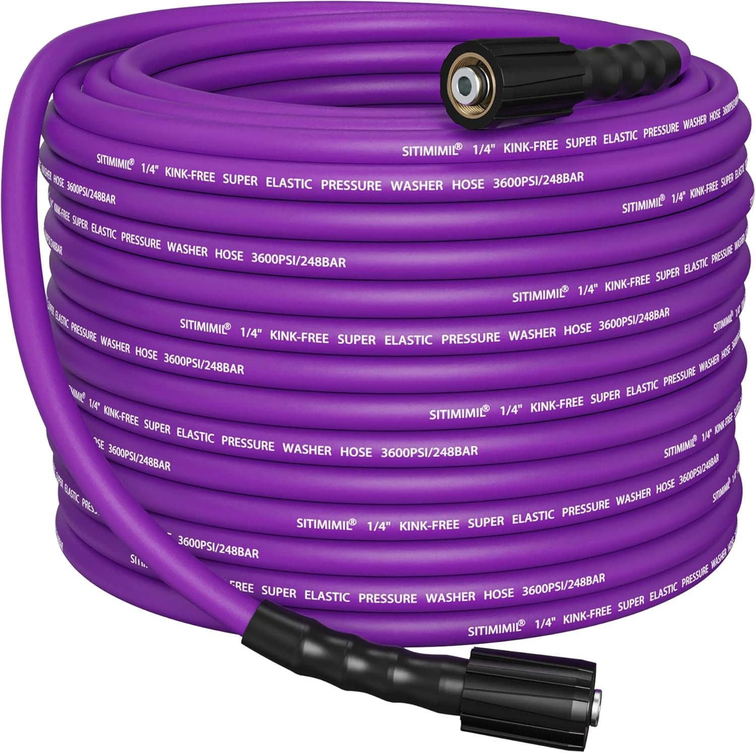 Kink Resistant Super Flexible 50FT Pressure Washer Hose for All