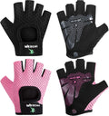 Workout Gloves 2 Pairs Adjustable Breathable Gloves for Weight Lifting