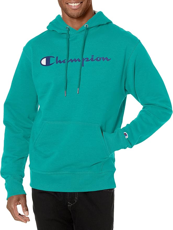 Champion Mens Powerblend Fleece Hoodie for Ultimate Comfort
