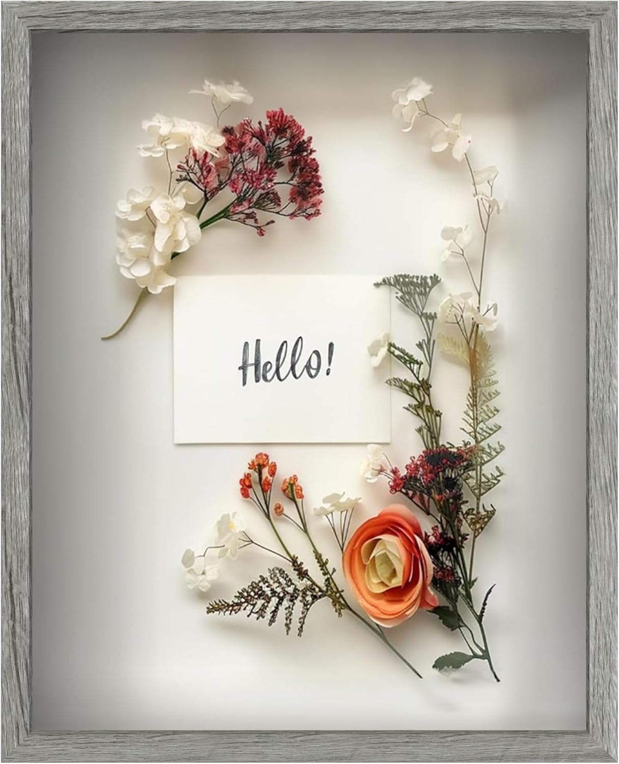 16x20 Driftwood Wooden Shadow Box Frame for Memorable Displays