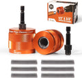 1/2ft & 3/4ft Metal Copper Pipe Cleaner Set - Replaceable Blades