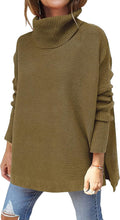 ANRABESS Oversized Turtleneck Batwing Sweater Tunic - Cozy, Versatile