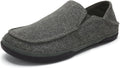 OLUKAI Moloa Hulu Men's Wool-Blend Slippers - Cozy Everyday Comfort