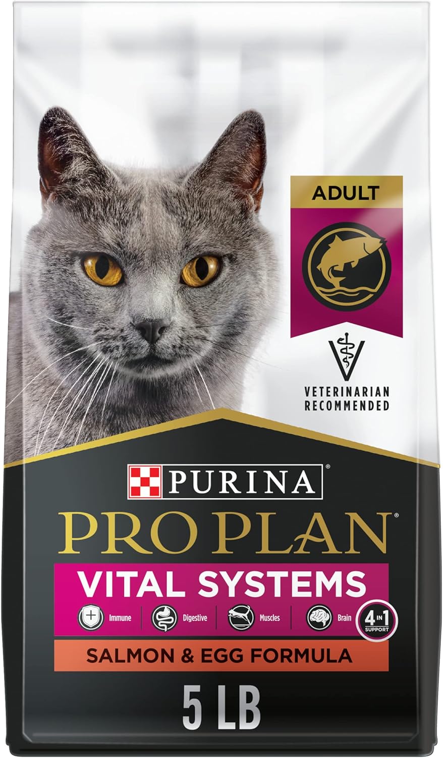 Purina Pro Plan Salmon and Egg Formula 4-in-1 Cat Food