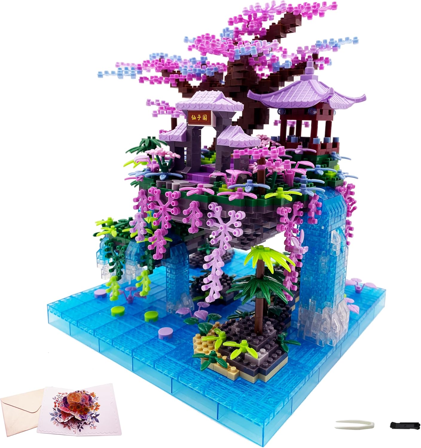 Micro Building Blocks Sets for Cherry Blossom Architecture Fun