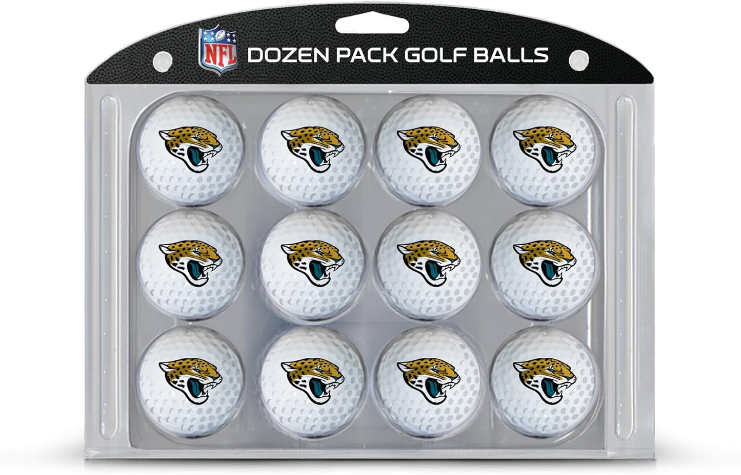 NFL Dozen Regulation Size Golf Balls with Team Logo Imprint