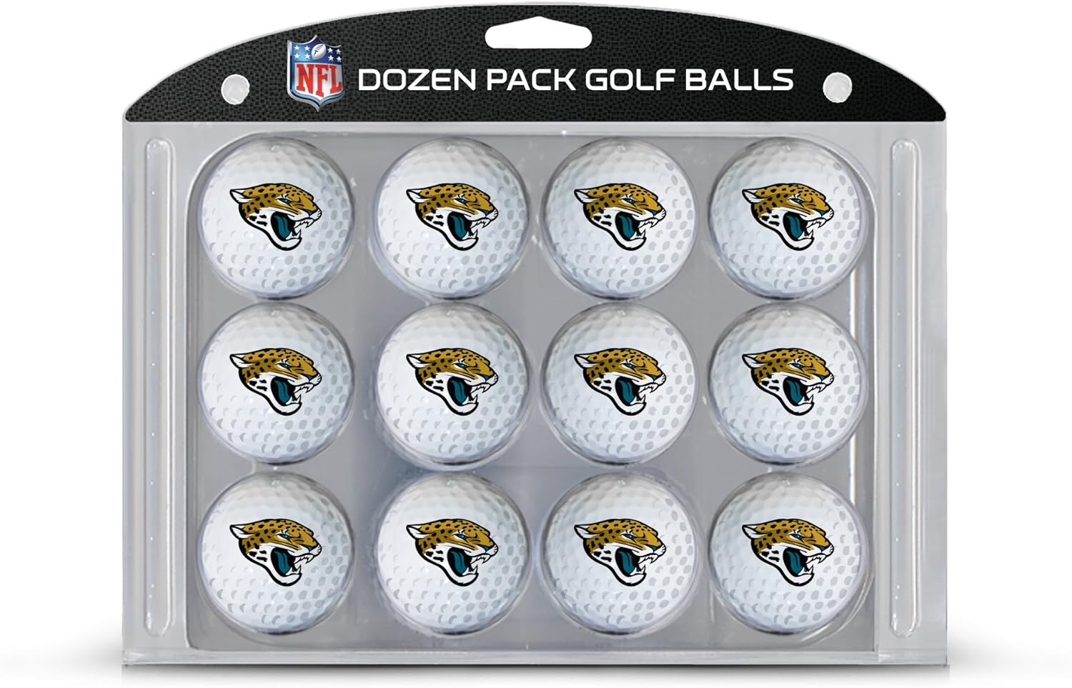 NFL Dozen Regulation Size Golf Balls with Team Logo Imprint