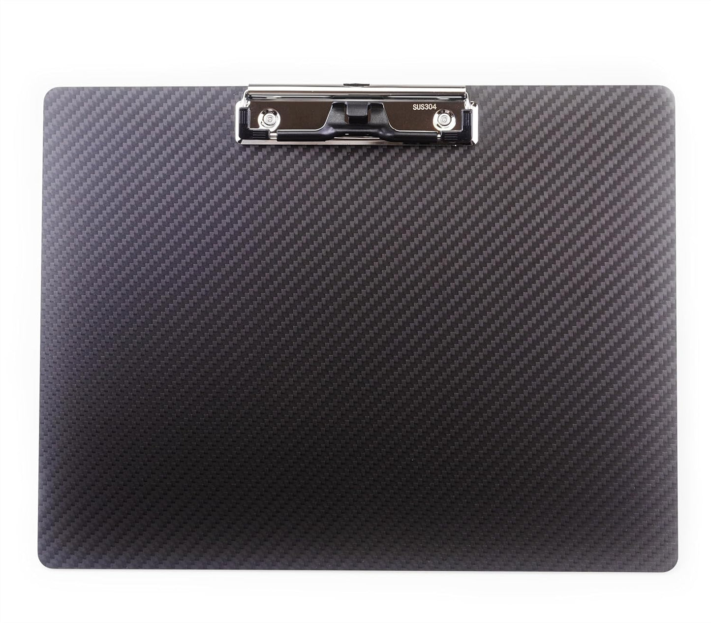 Carbon Fiber Landscape Clipboard with Pen Holder for All Uses