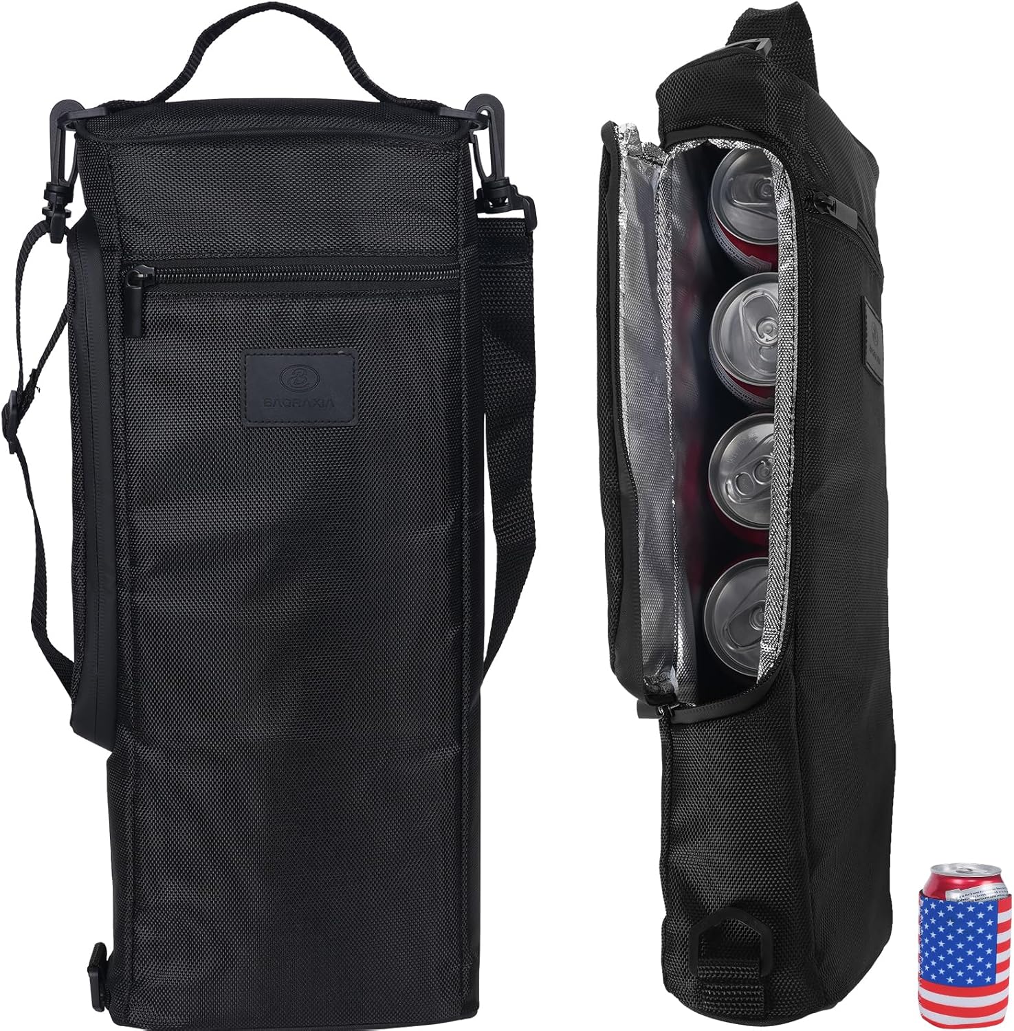 Portable 6-Can Golf Bag Cooler - Keeps Drinks Cold!