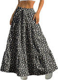 Verdusa Women's Boho Ruffle Maxi Skirt - Flowy Summer Style Shoes