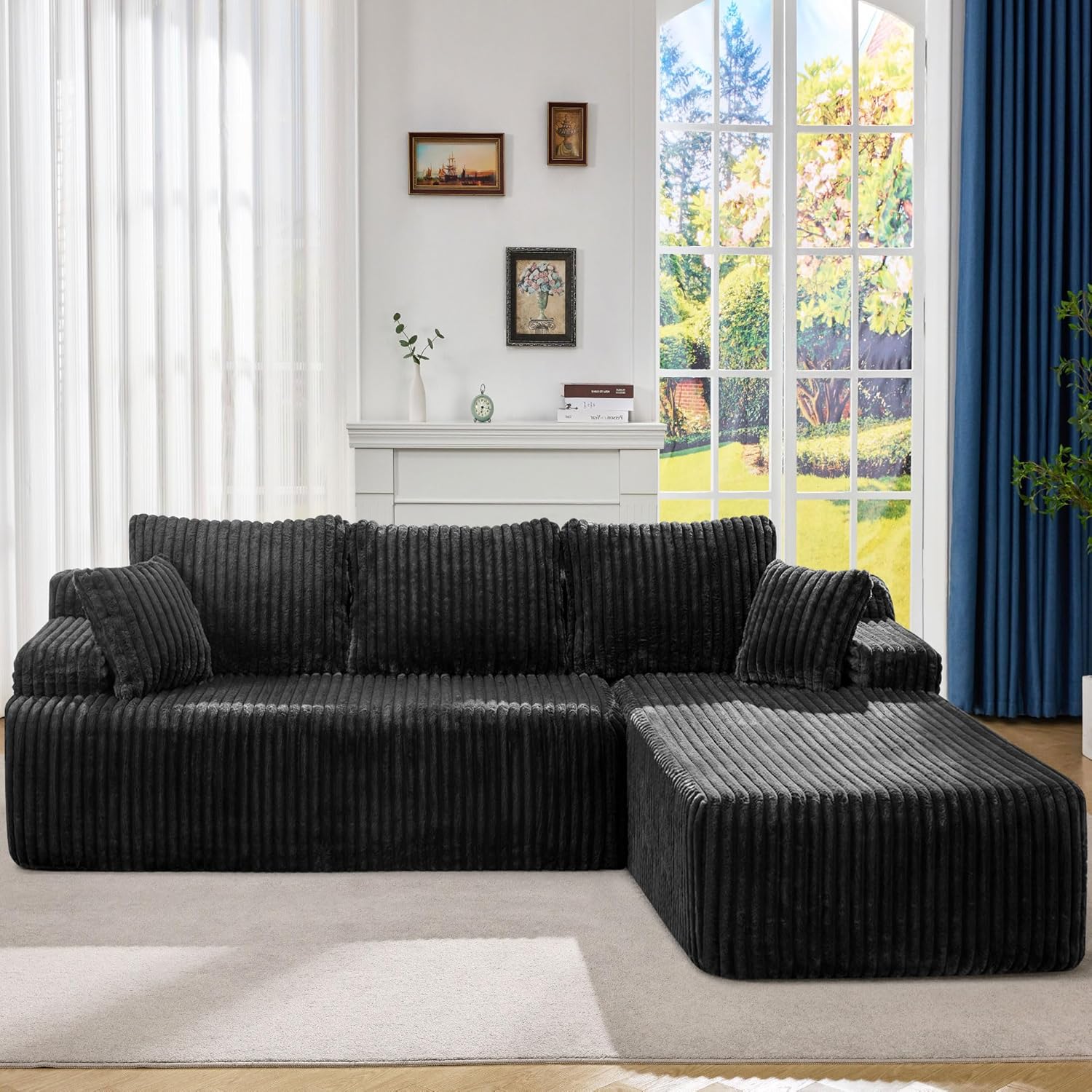 Hobestluk Modular Sectional Sofa: Versatile L-Shape Couch