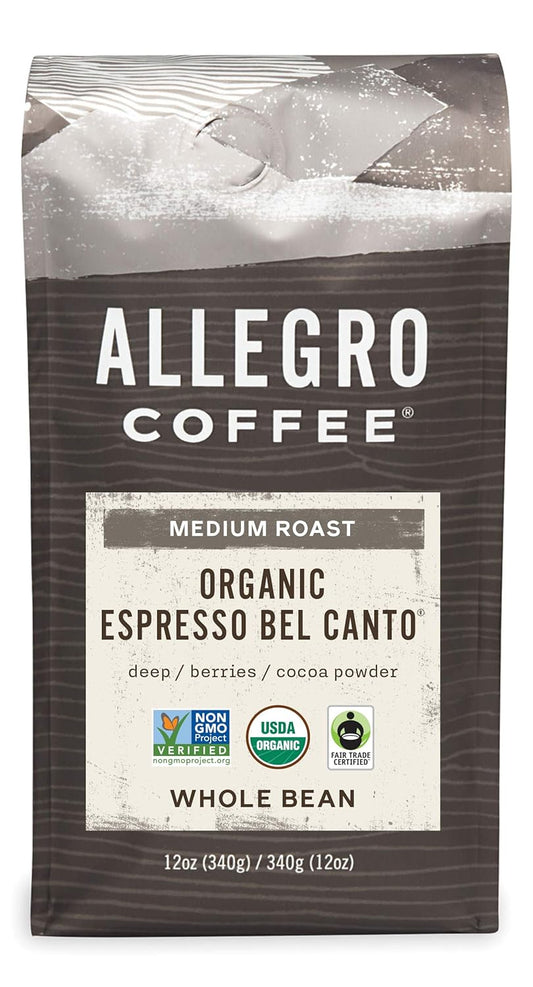 Organic Espresso Bel Canto Whole Bean Coffee - 12 oz
