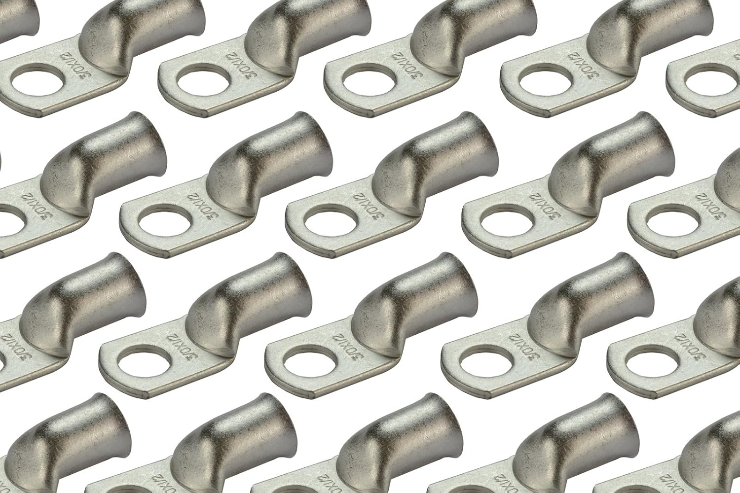 TEMCo Tinned Copper Welding Battery Cable Ends for Durability