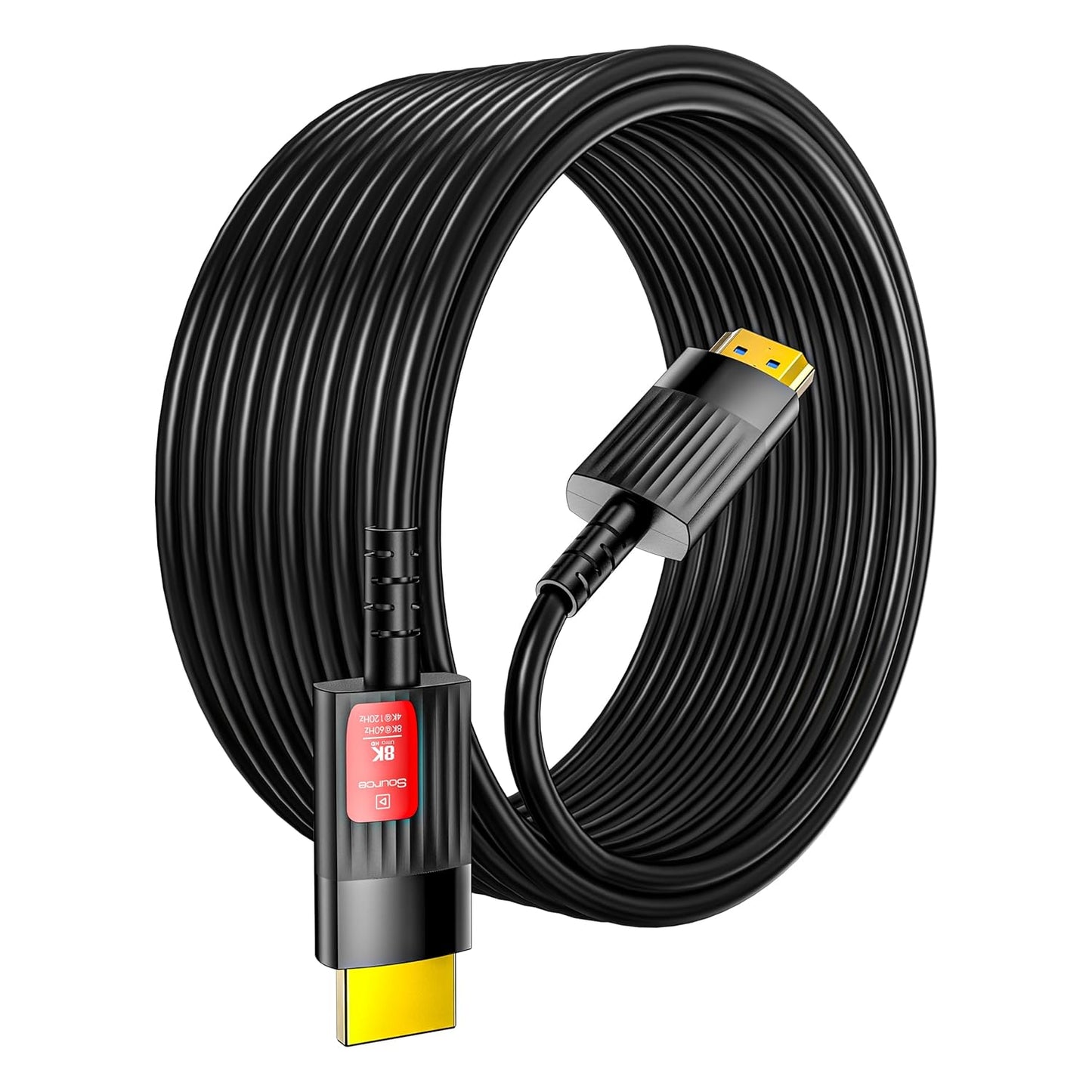 High-Speed 40FT Fiber Optic HDMI Cable for 8K and 4K Displays