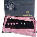 Bling License Plate Frame 2 Pack - Rose Red Rhinestone Frames