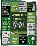 Golf Blanket 60 x 50 - Ultimate Golfer Gift!