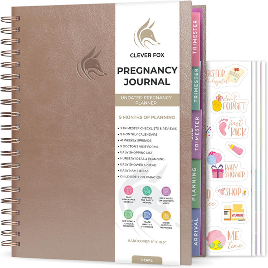 Clever Fox Pregnancy Journal & Memory Book for Expecting Moms