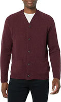 Lambs Wool V-Neck Cardigan Sweater - Everyday Comfort