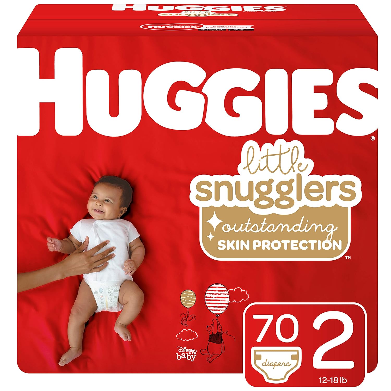 Huggies Little Snugglers Size 2: 12-Hour Protection