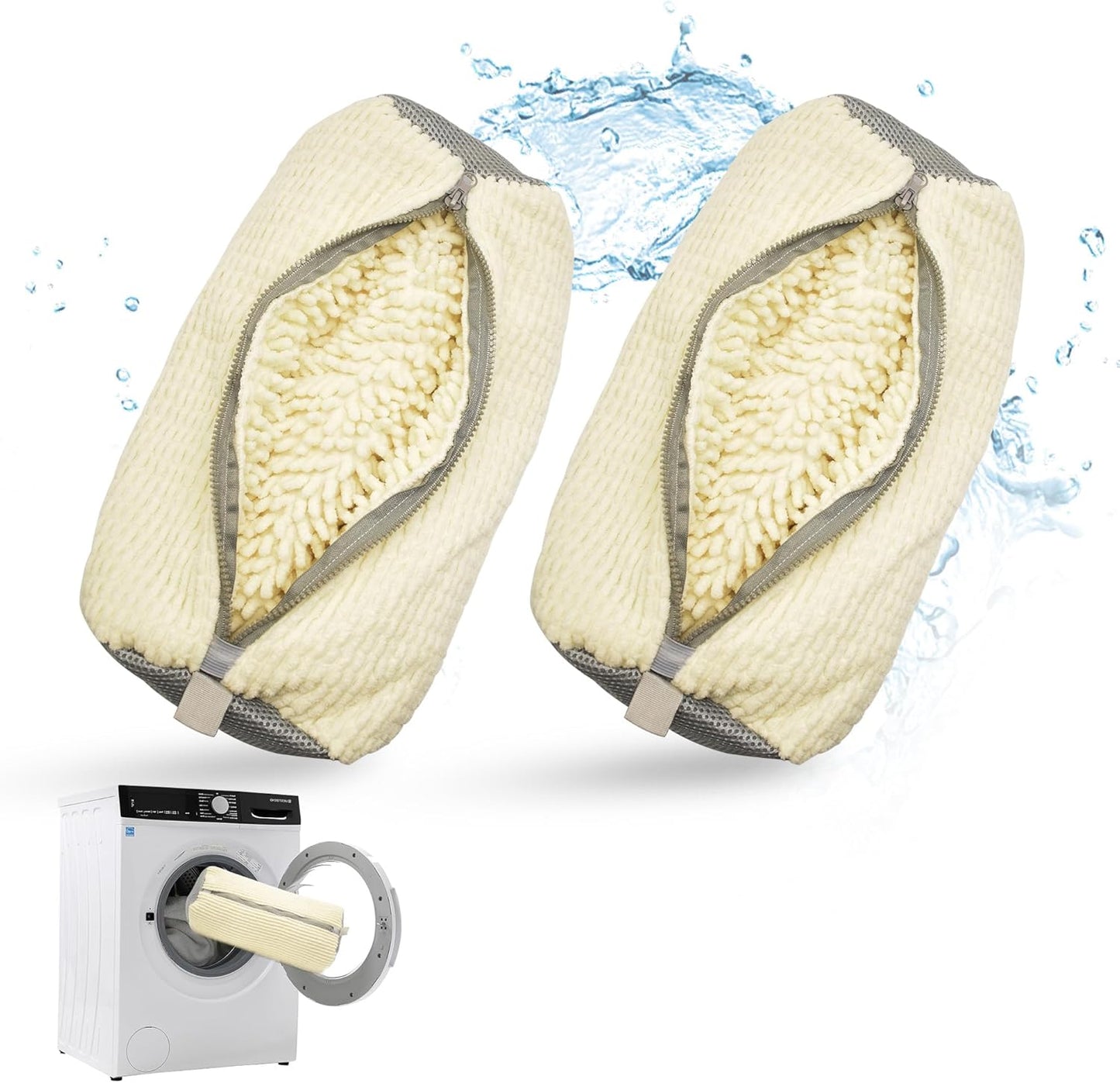 2pcs Reusable Shoe Washing Bags for Cleaner Sneakers