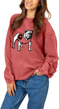 Chicka-d Women's Corded Crew Sweatshirt for Cozy Style and Comfort