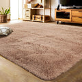 LOCHAS Ultra Soft Indoor Area Rug 6x9 ft - Fluffy Light Tan