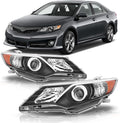 Headlight Assembly Compatible with 2012 2013 2014 Toyota Camry