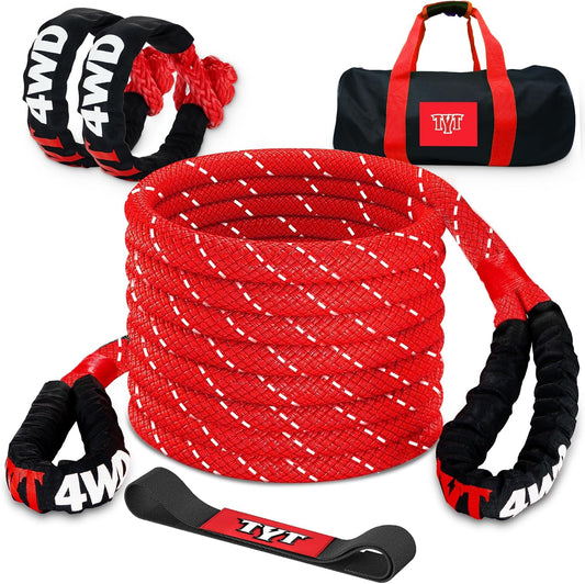 TYT Kinetic Recovery Rope 1in x 30ft for Offroad Vehicles