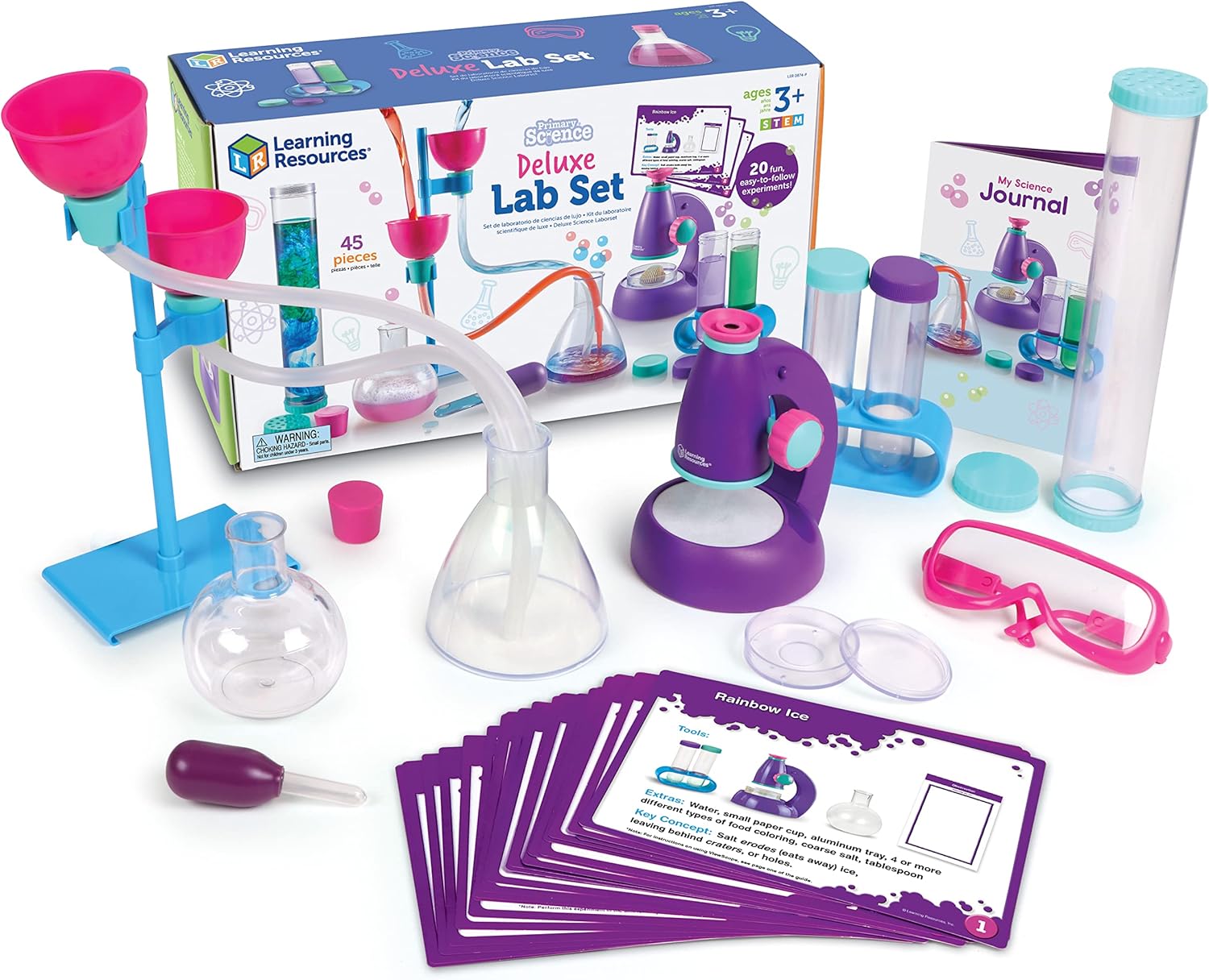 Primary Science Deluxe Lab Set for Kids - 45 Piece STEM Kit
