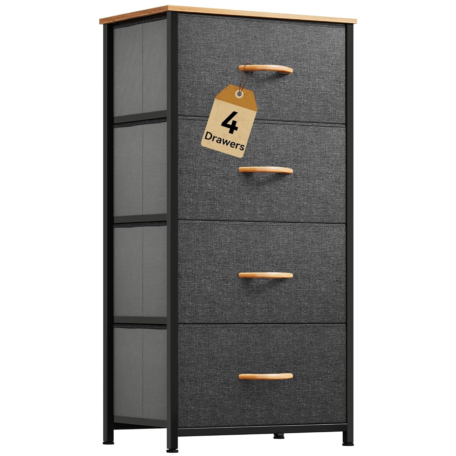 DWVO 4 Drawers Dresser - Stylish Storage Solution for Any Room