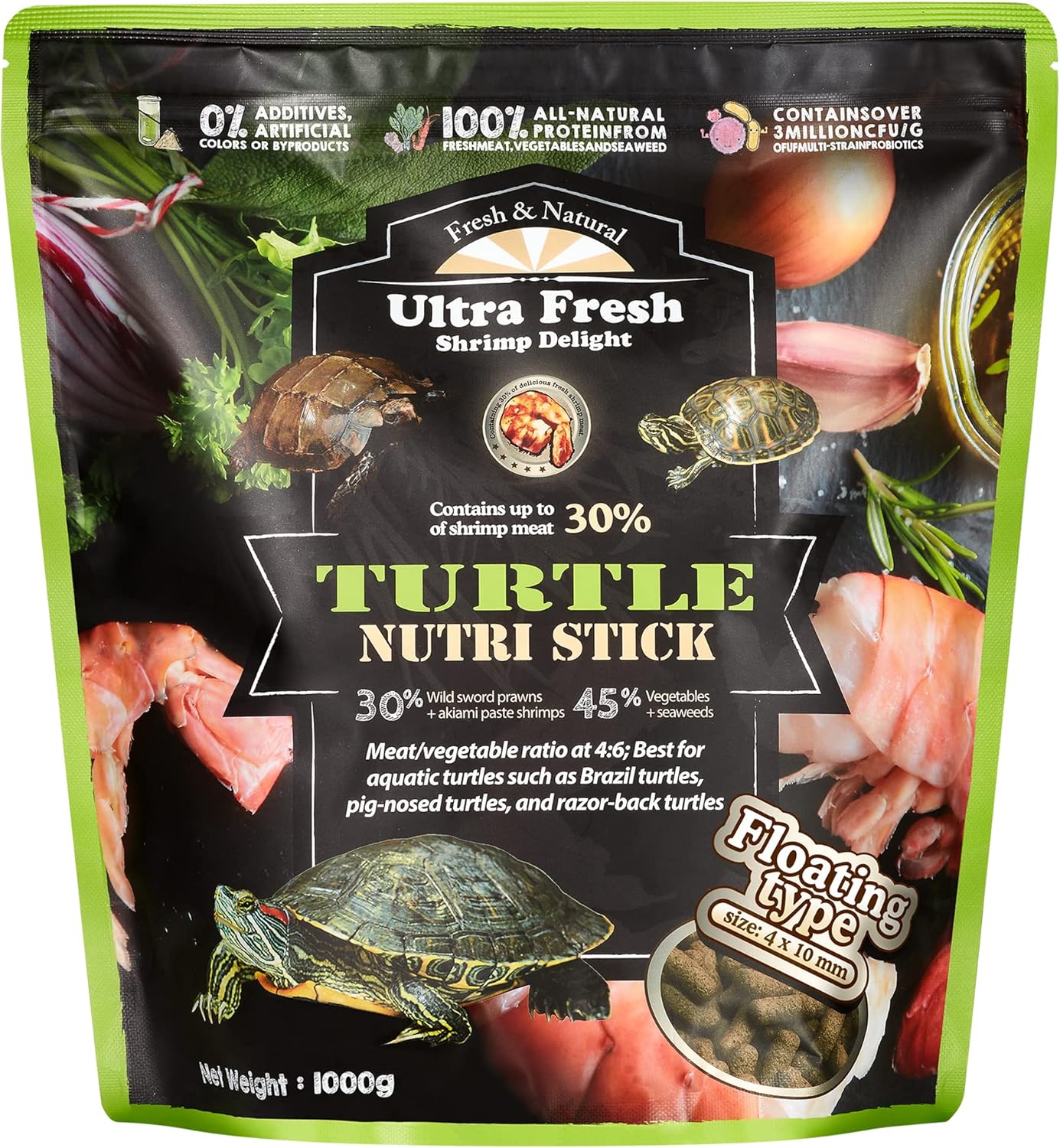 Ultra Fresh Turtle Nutri Stick for Picky Turtles - 35.27oz