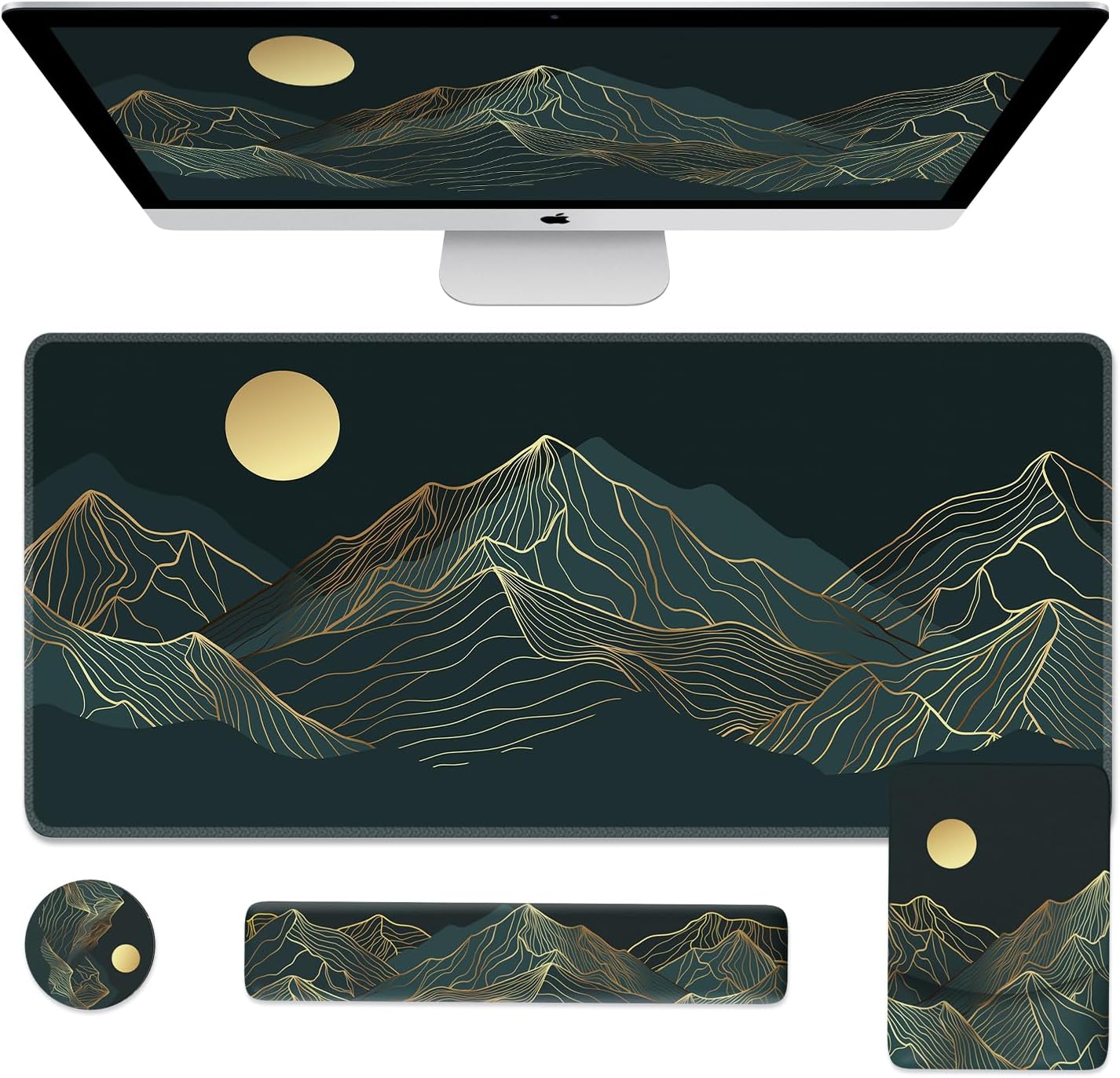 iCasso Ergonomic Desk Mat Set - Comfort & Style!