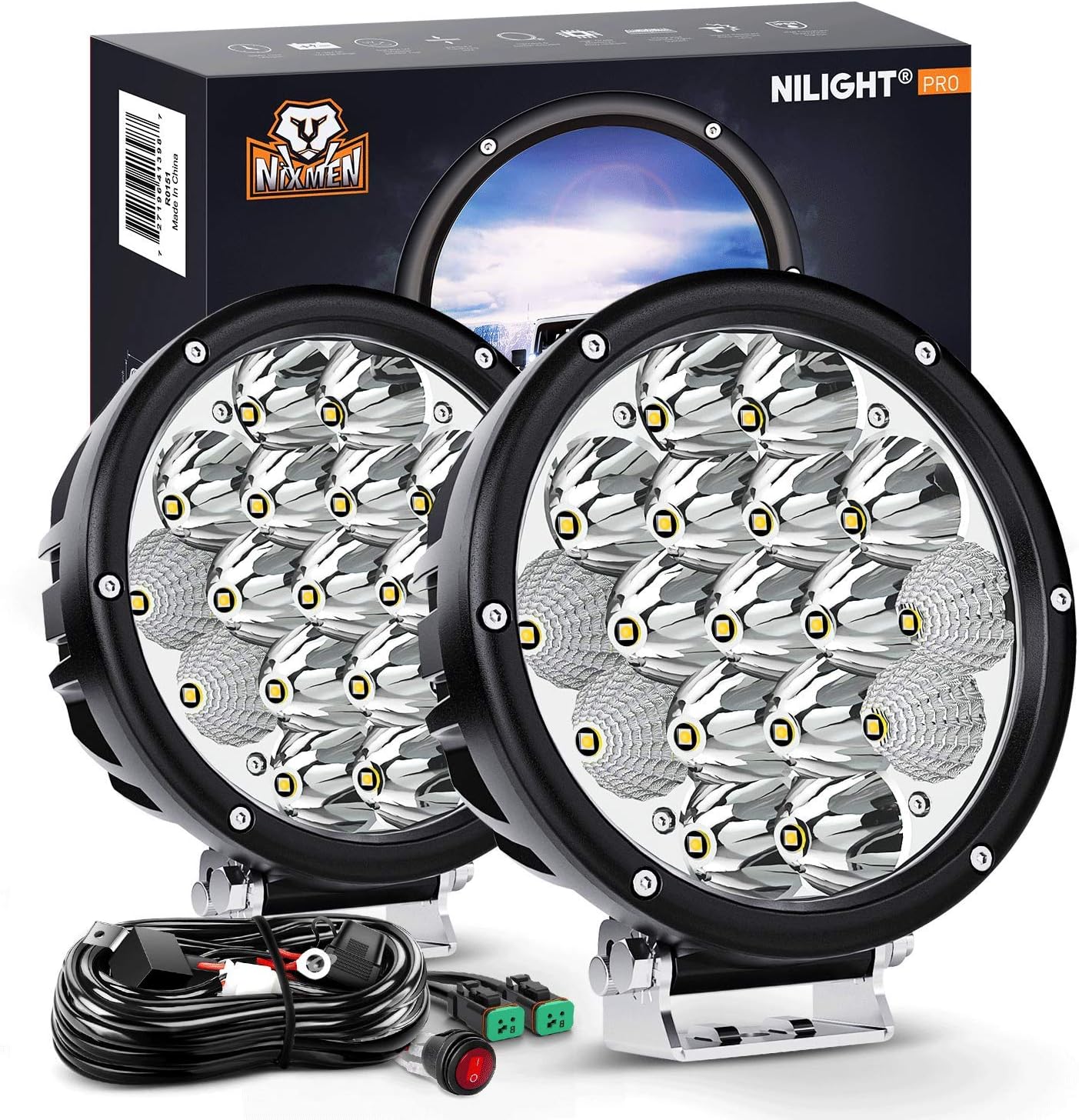 Nilight 7Inch 85W LED Driving Light for Offroad Adventures