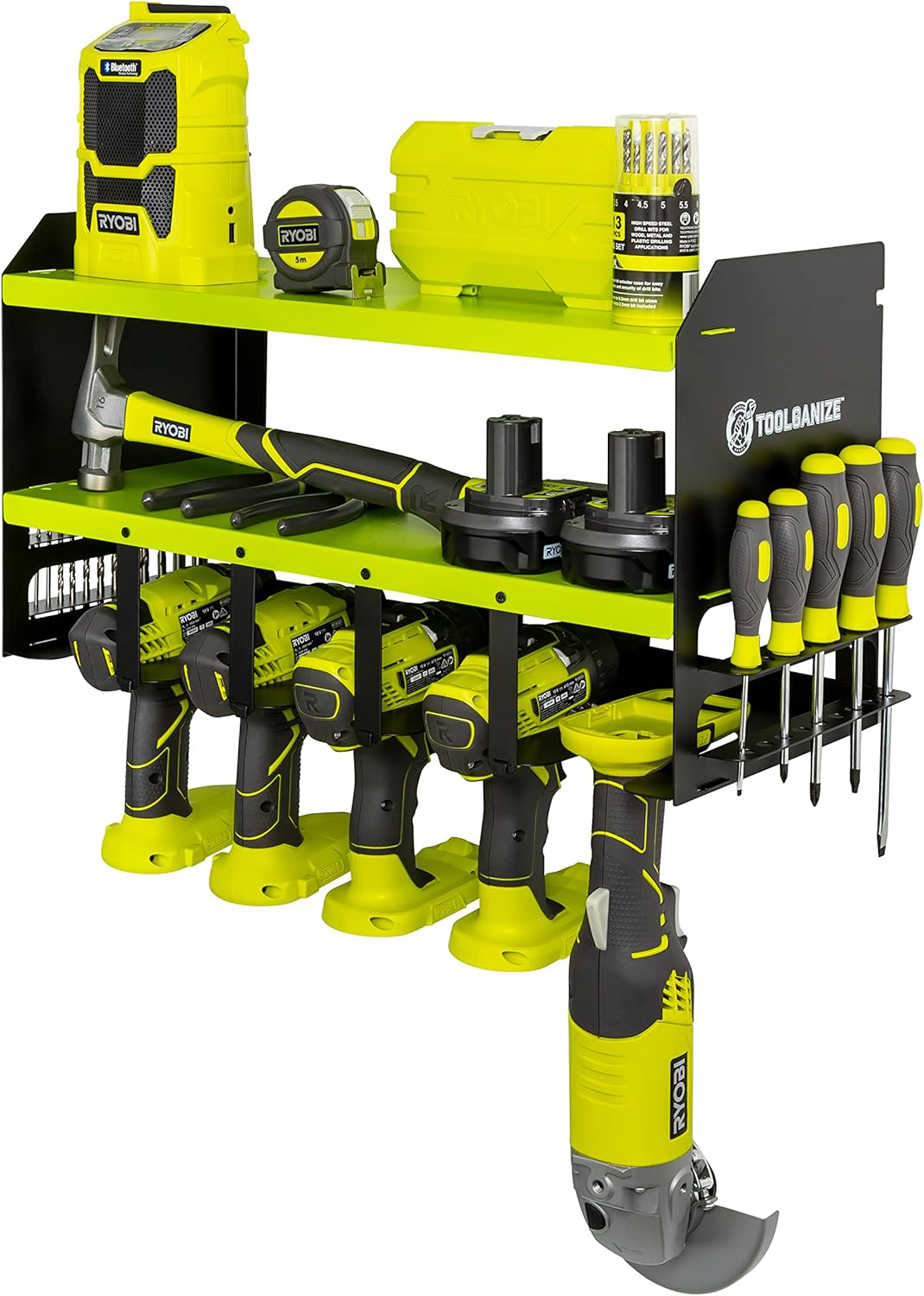 Toolganize Power Tool Organizer for Efficient Garage Storage