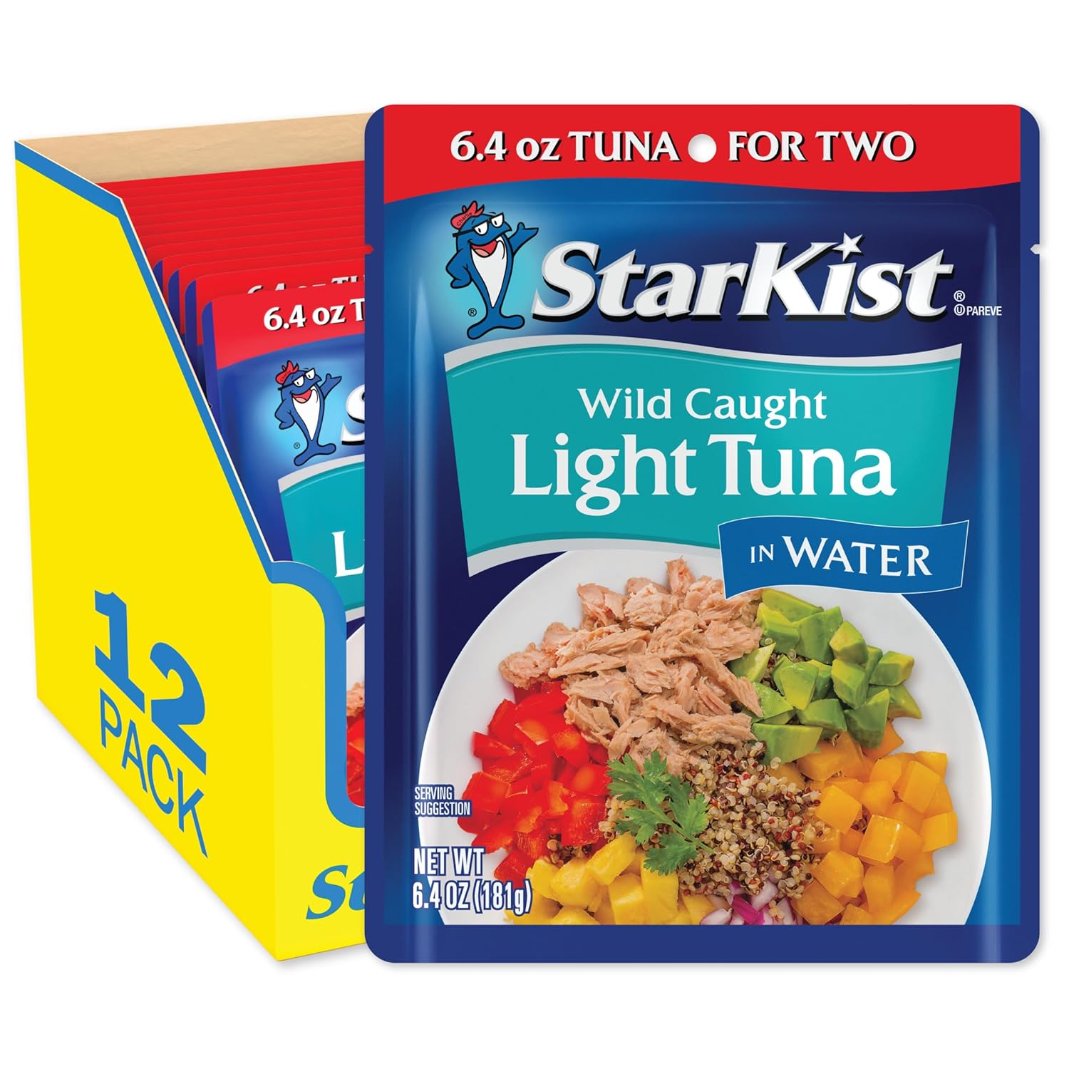 StarKist Albacore White Tuna in Water, 12 Pack for Easy Meals