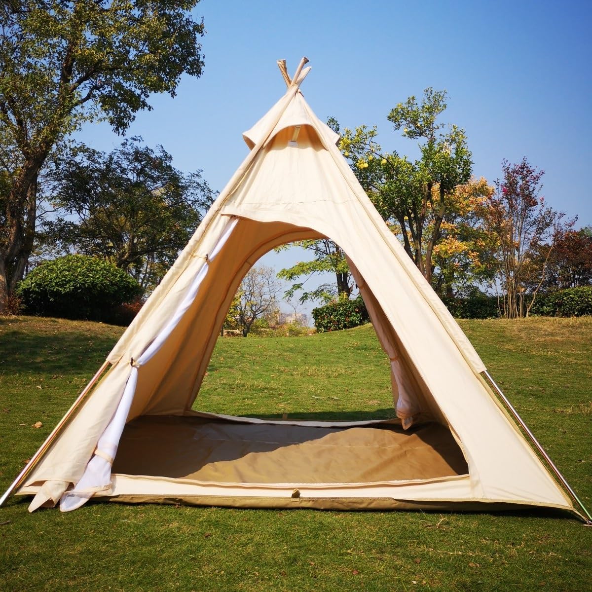 Latourreg 2-Person Canvas Teepee Tent