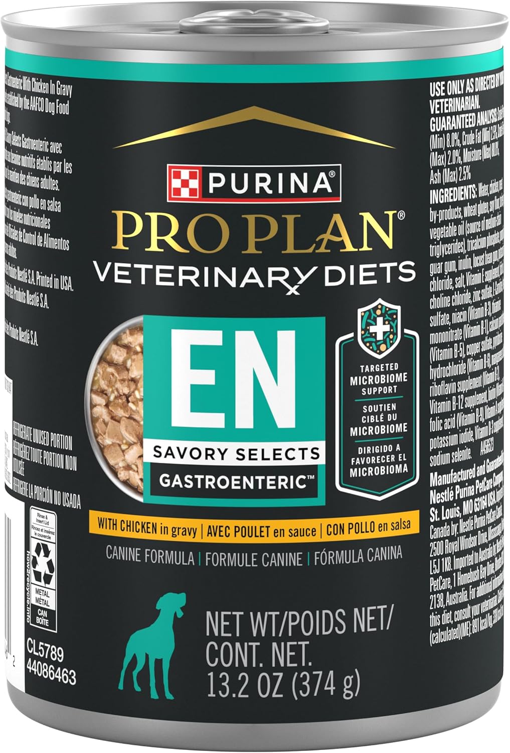 Pro Plan Veterinary Diets EN Savory Selects Gastroenteric Dog Food